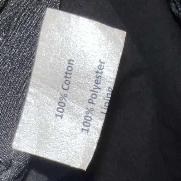 Sara Campbell Navy Blue Cotton Crochet Lace Dress Square Neck USA Made  Size S/M - Picture 8 of 16